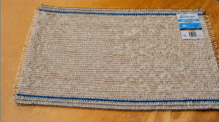 Rejilla doble pabilo reforzada Trapito Azul